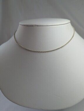 Thick Silver Cable Chain Necklace